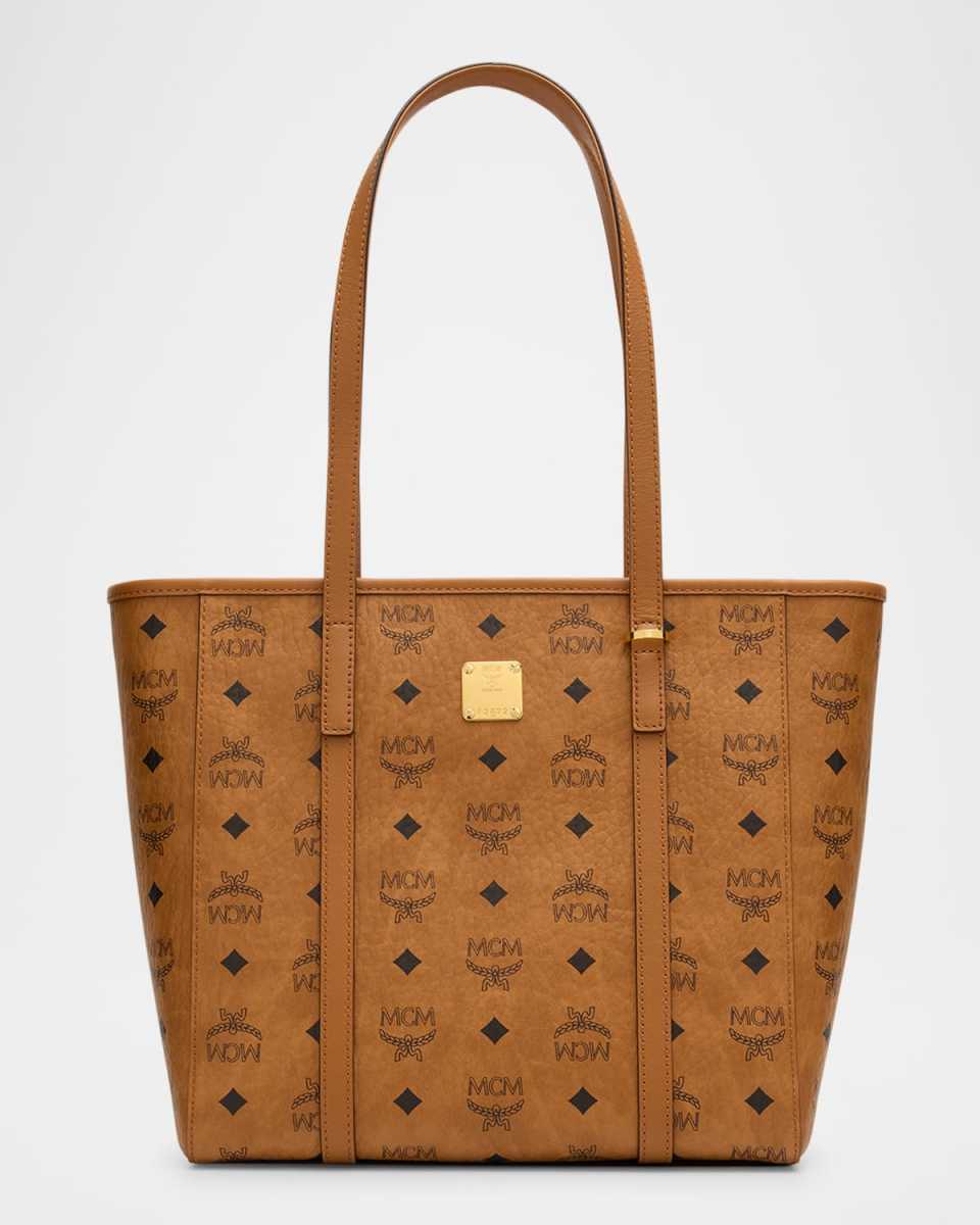 Toni Small Visetos Shopper Tote Bag
